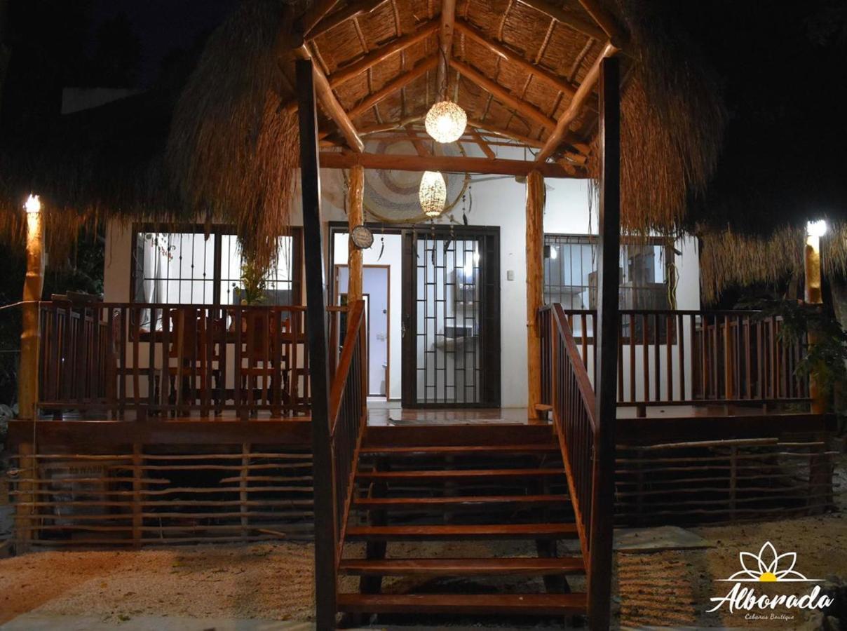 トゥルム Cabanas La Alboradaヴィラ エクステリア 写真